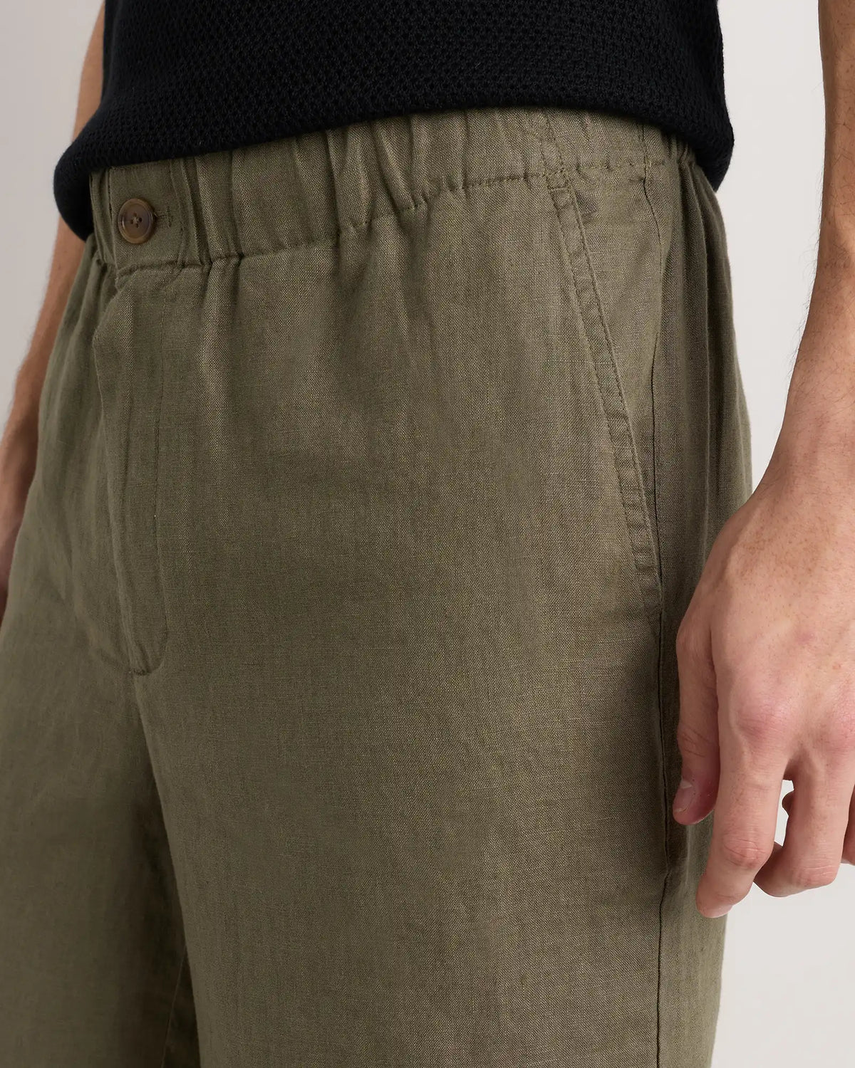 100% European Linen Shorts - 9"
