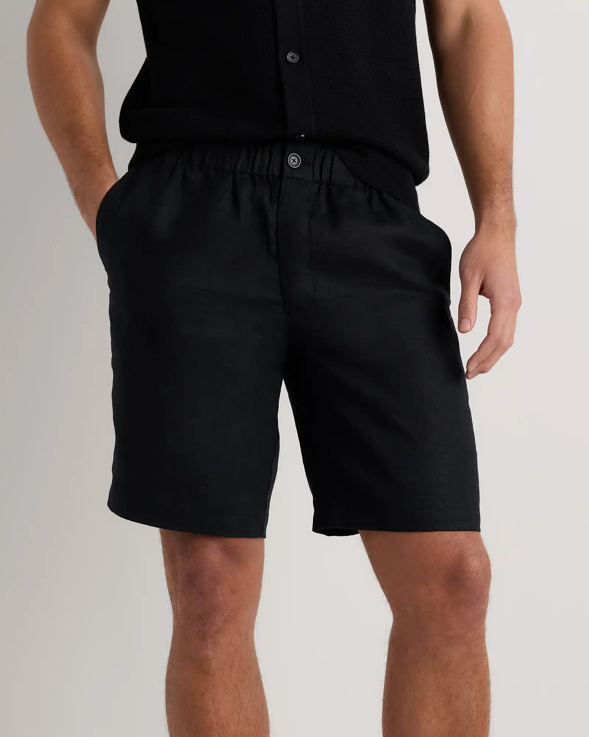 100% European Linen Shorts - 9"