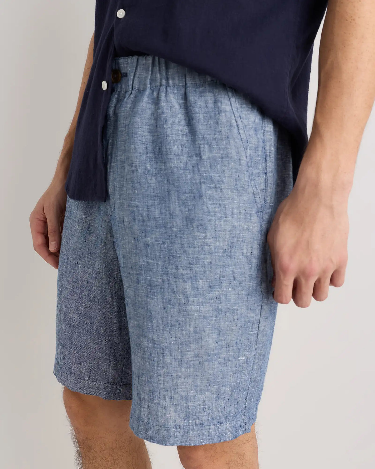 100% European Linen Shorts - 9"