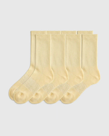 Everyday Cotton Solid Crew Socks (4-pack)