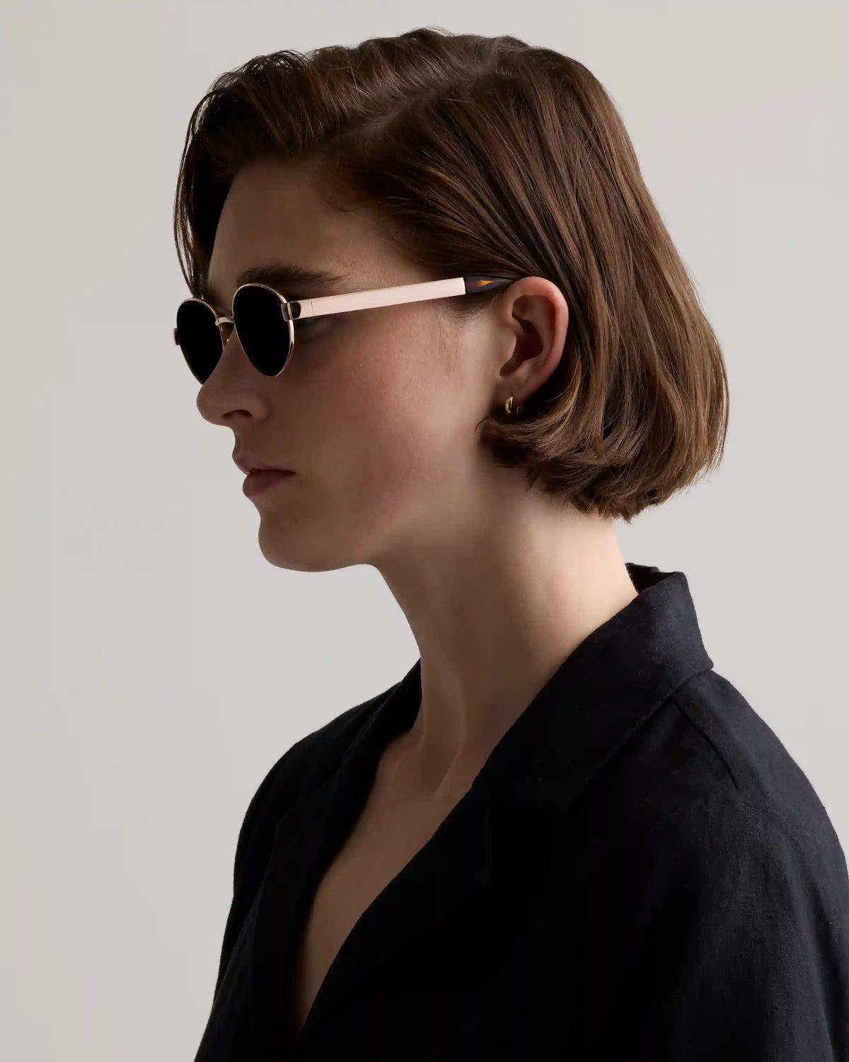 Monaco Polarized Stainless Steel Sunglasses