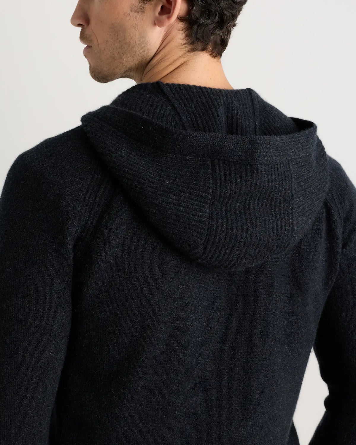 Luxe Baby Cashmere Bomber Hoodie