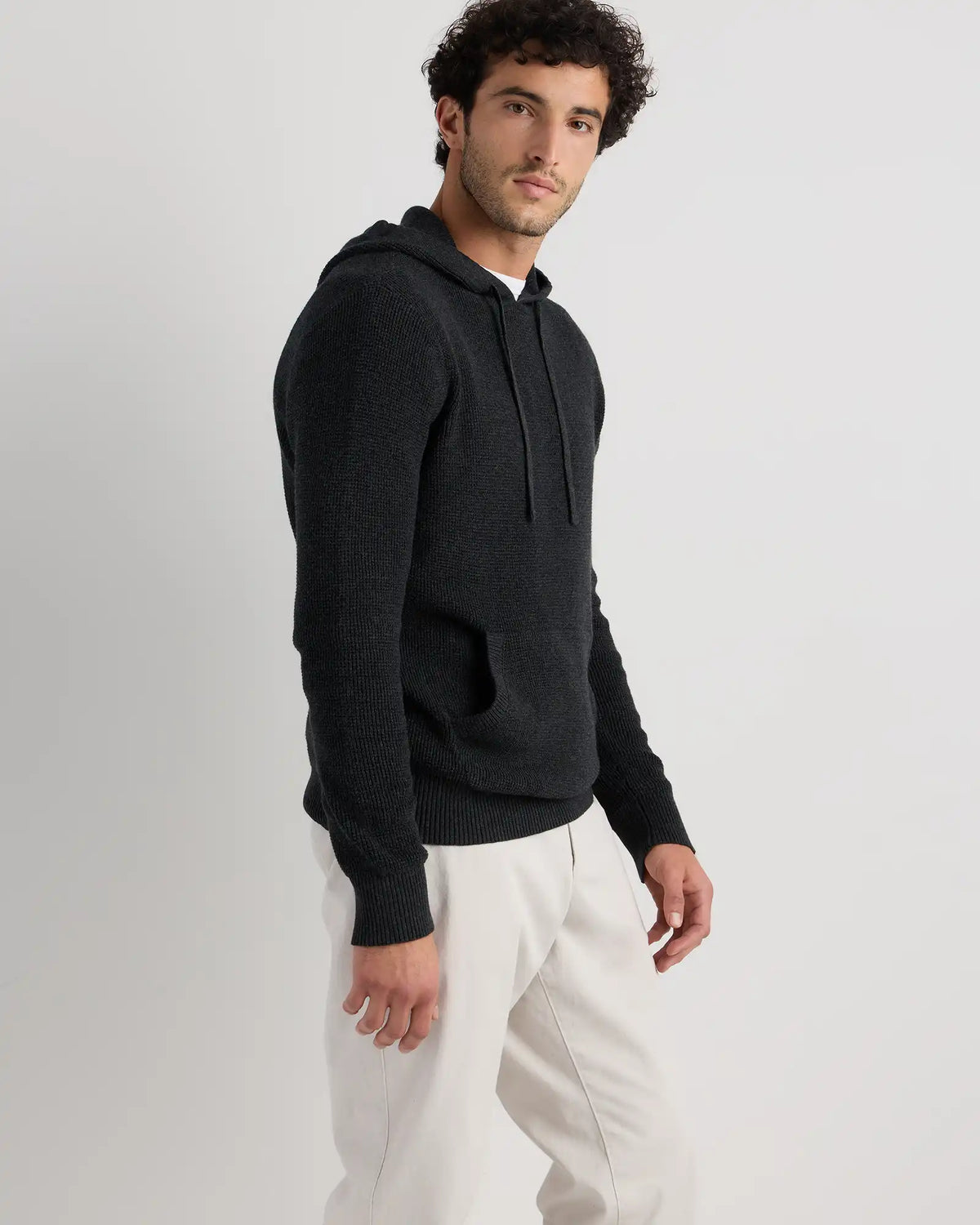 Organic Cotton Cashmere Waffle Hoodie