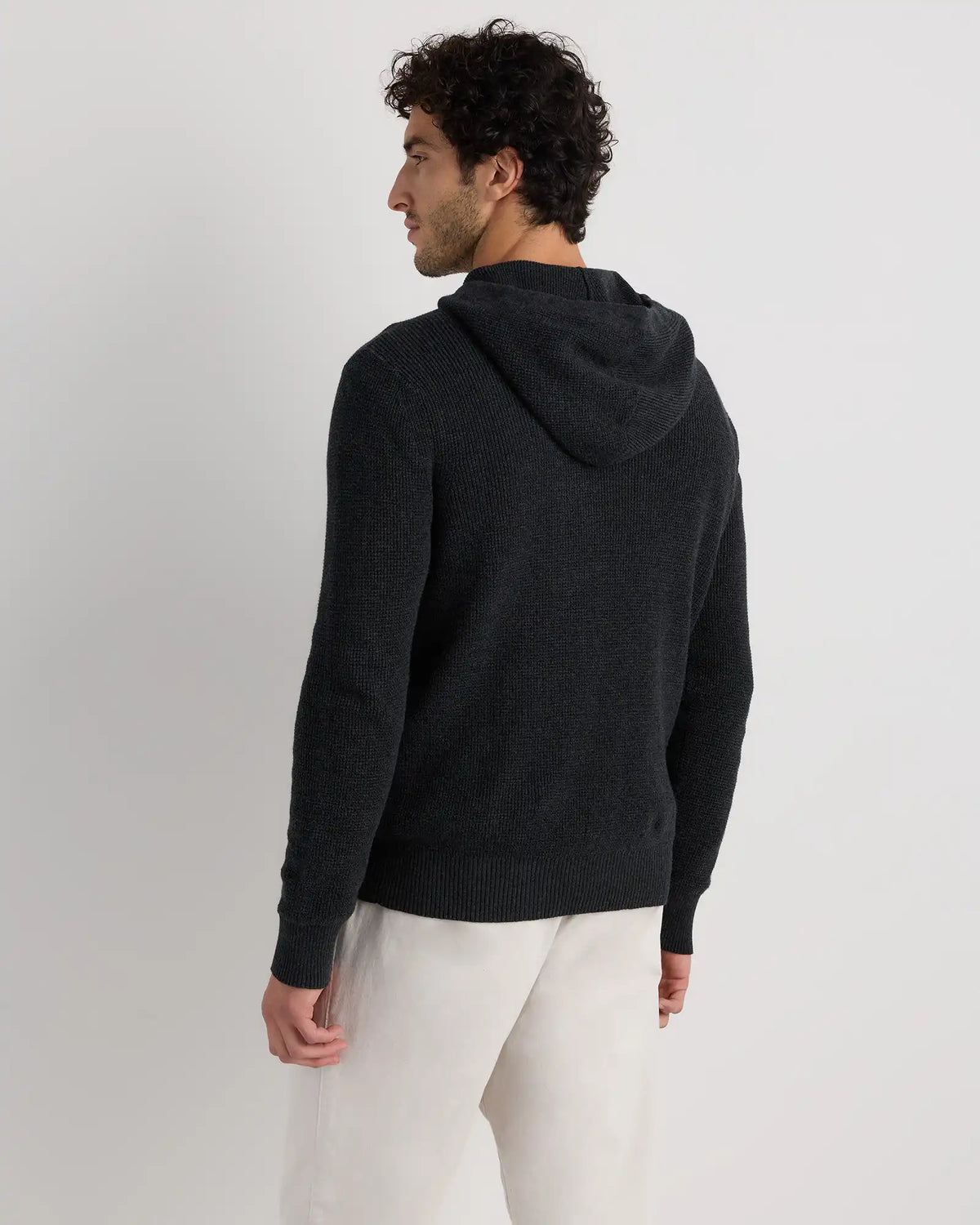Organic Cotton Cashmere Waffle Hoodie