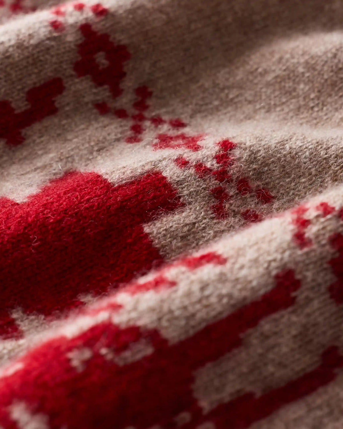 Mongolian Cashmere Fair Isle Christmas Sweater