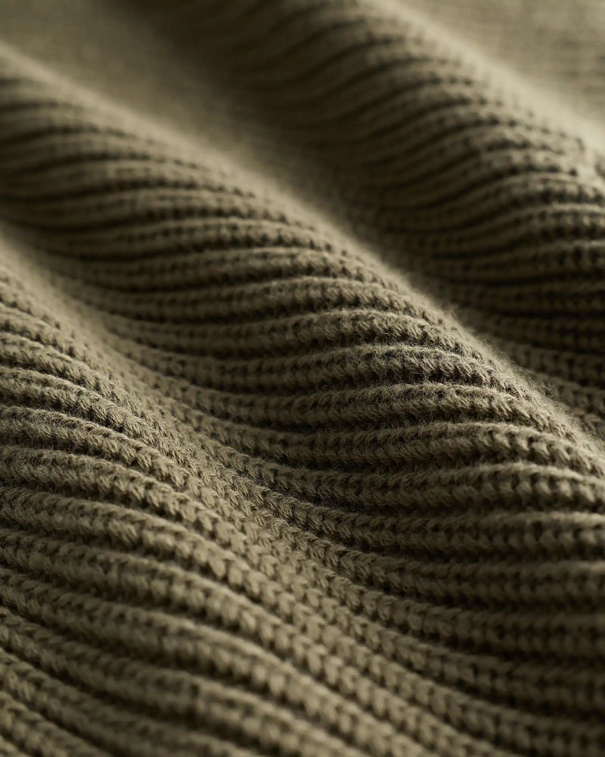 100% Organic Cotton Ribbed Quarter-Zip Sweater