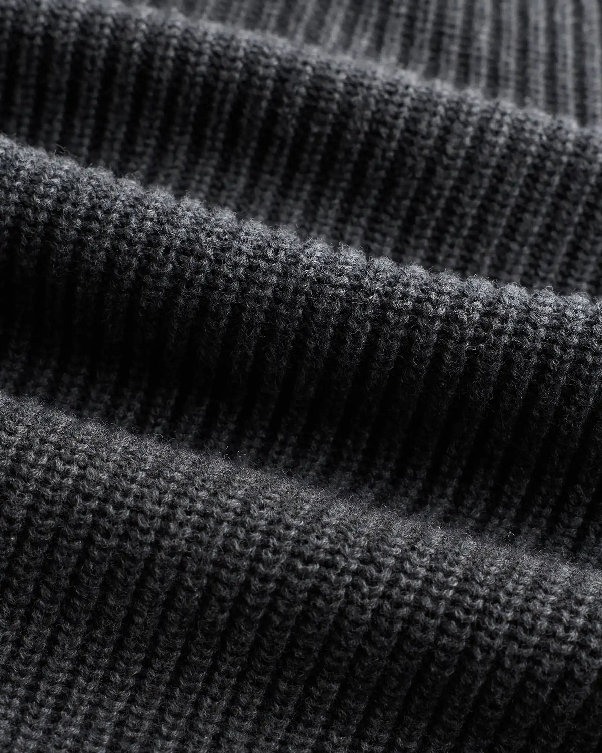 100% Organic Cotton Ribbed Quarter-Zip Sweater