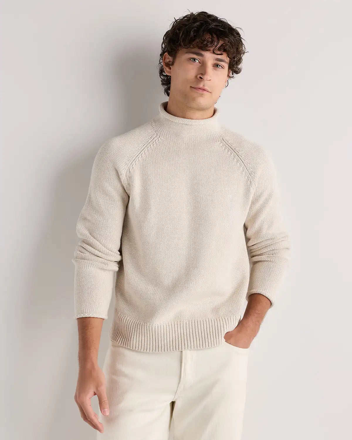 100% Organic Cotton Rollneck Sweater