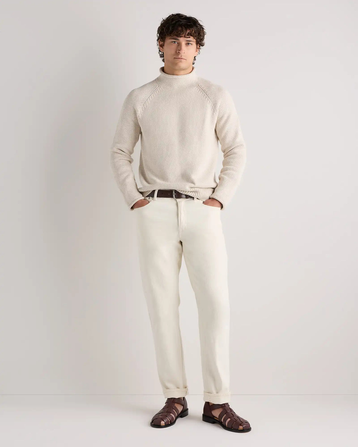 100% Organic Cotton Rollneck Sweater