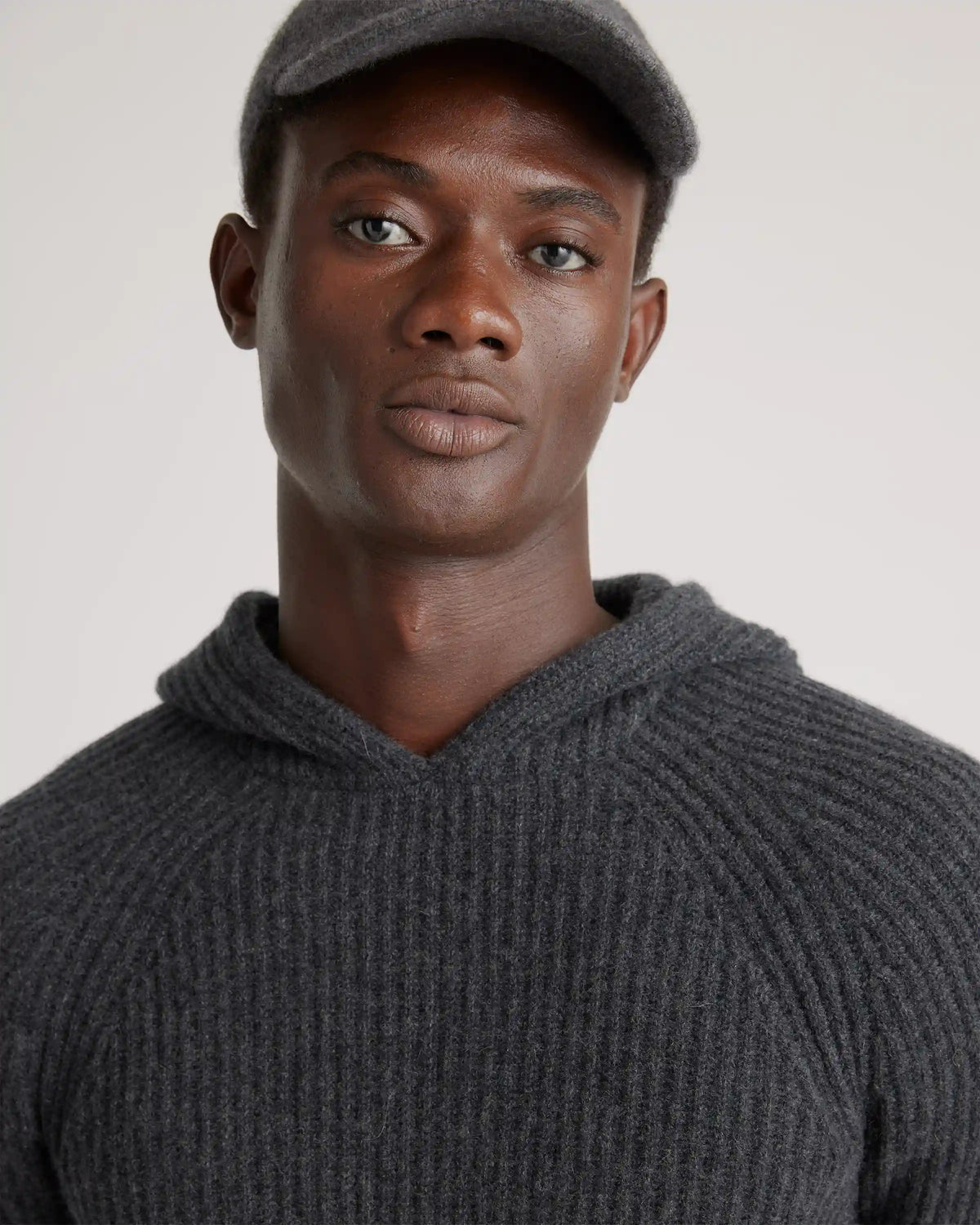 Mongolian Spring Cashmere Fisherman Pullover Hoodie