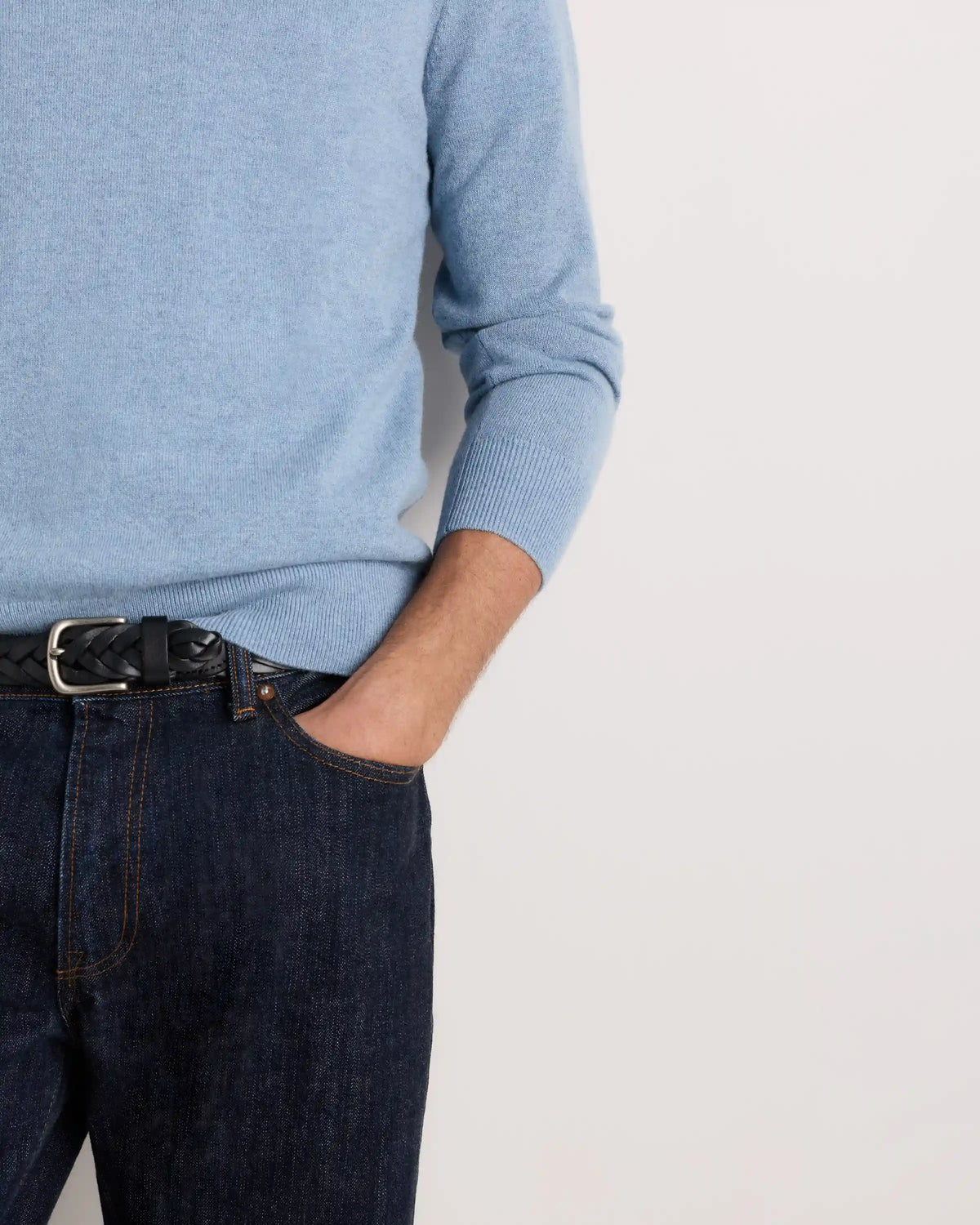 Mongolian Cashmere Henley Sweater
