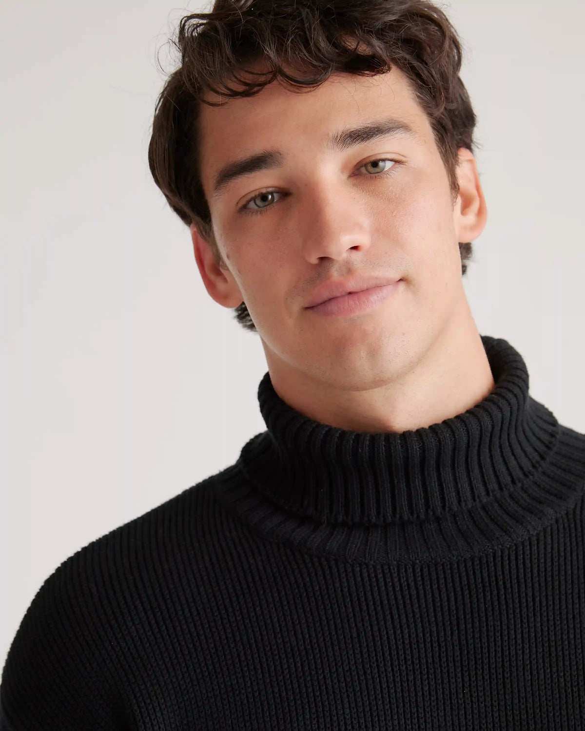 100% Organic Cotton Turtleneck Sweater
