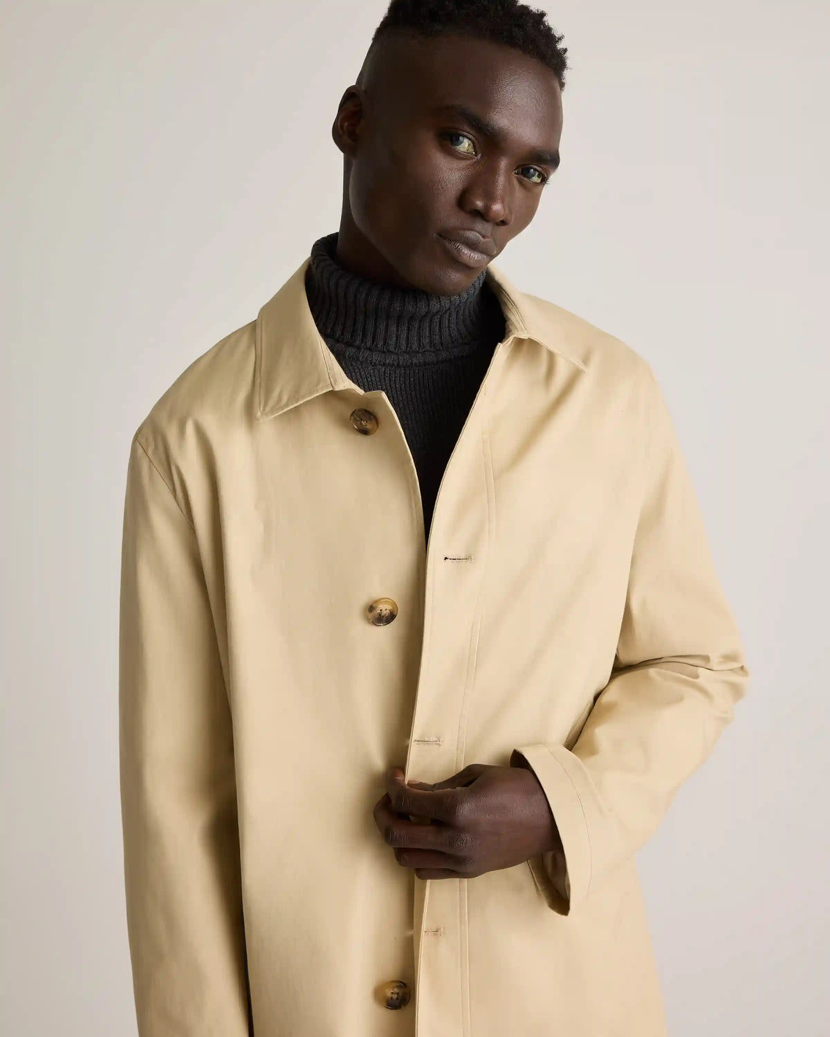 100% Organic Cotton Turtleneck Sweater
