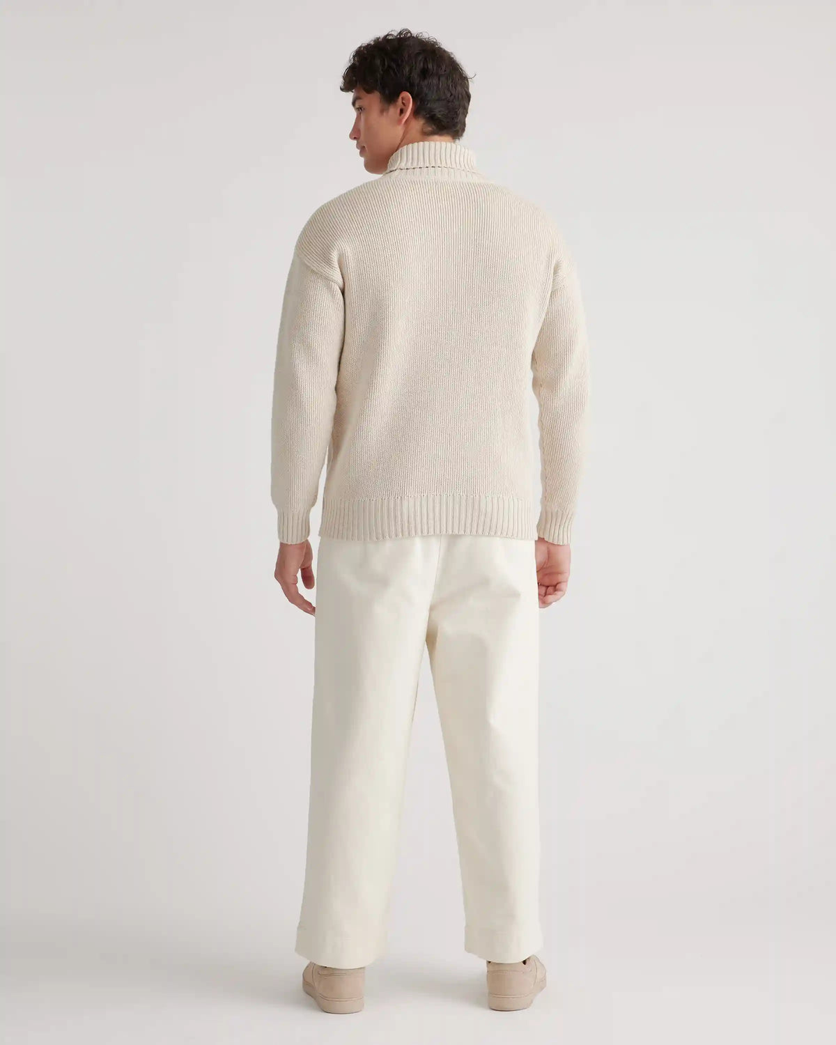 100% Organic Cotton Turtleneck Sweater