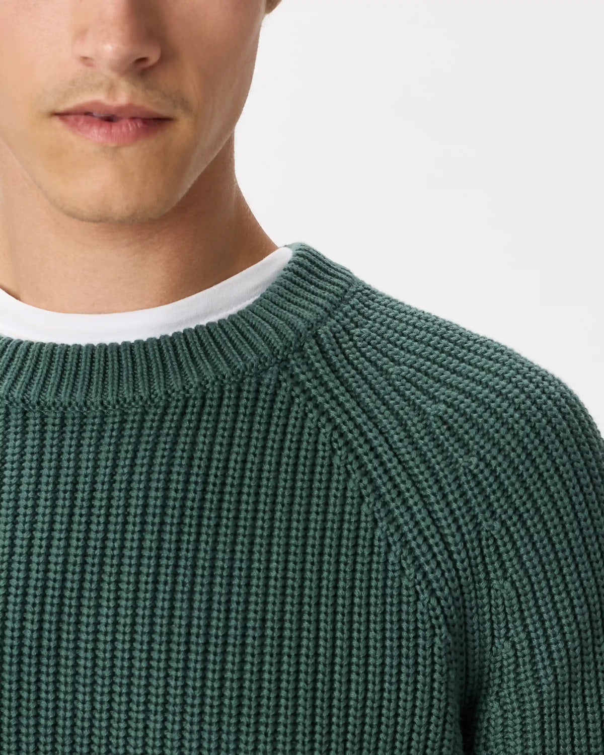 100% Organic Cotton Fisherman Crew Sweater