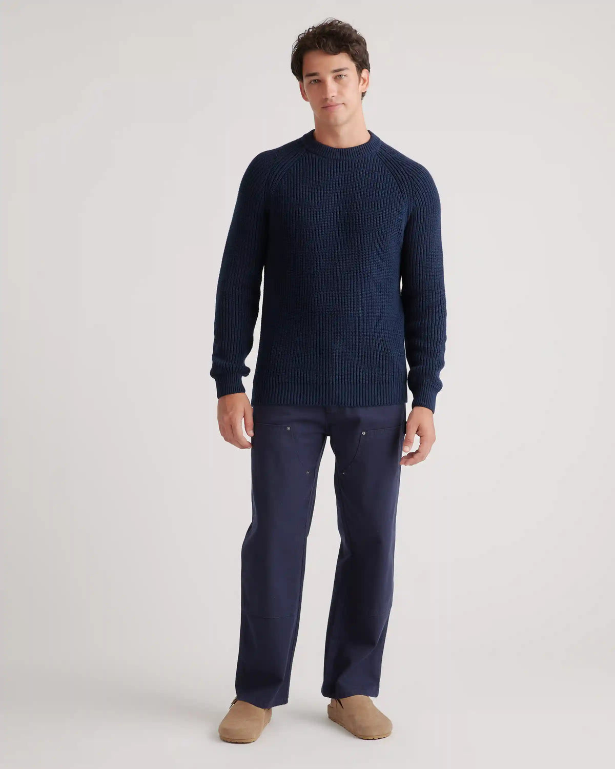 100% Organic Cotton Fisherman Crew Sweater