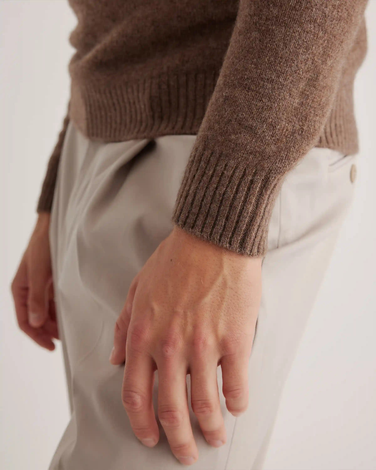 100% Yak Wool Crewneck Sweater
