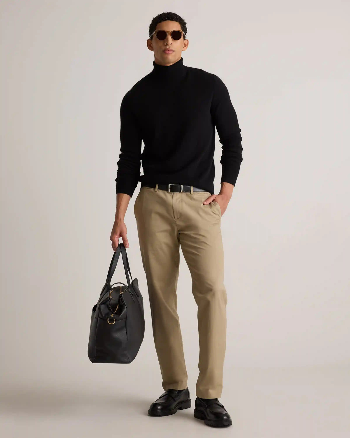 Mongolian Cashmere Turtleneck Sweater
