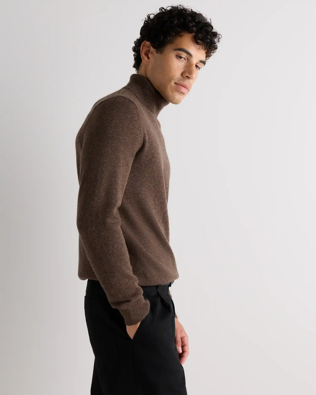 Mongolian Cashmere Turtleneck Sweater