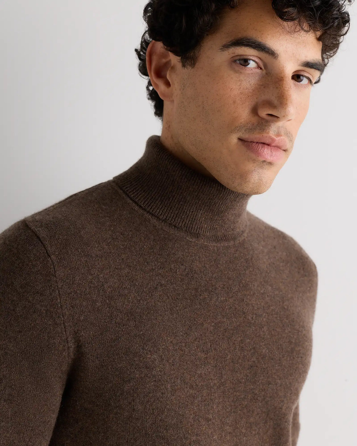 Mongolian Cashmere Turtleneck Sweater
