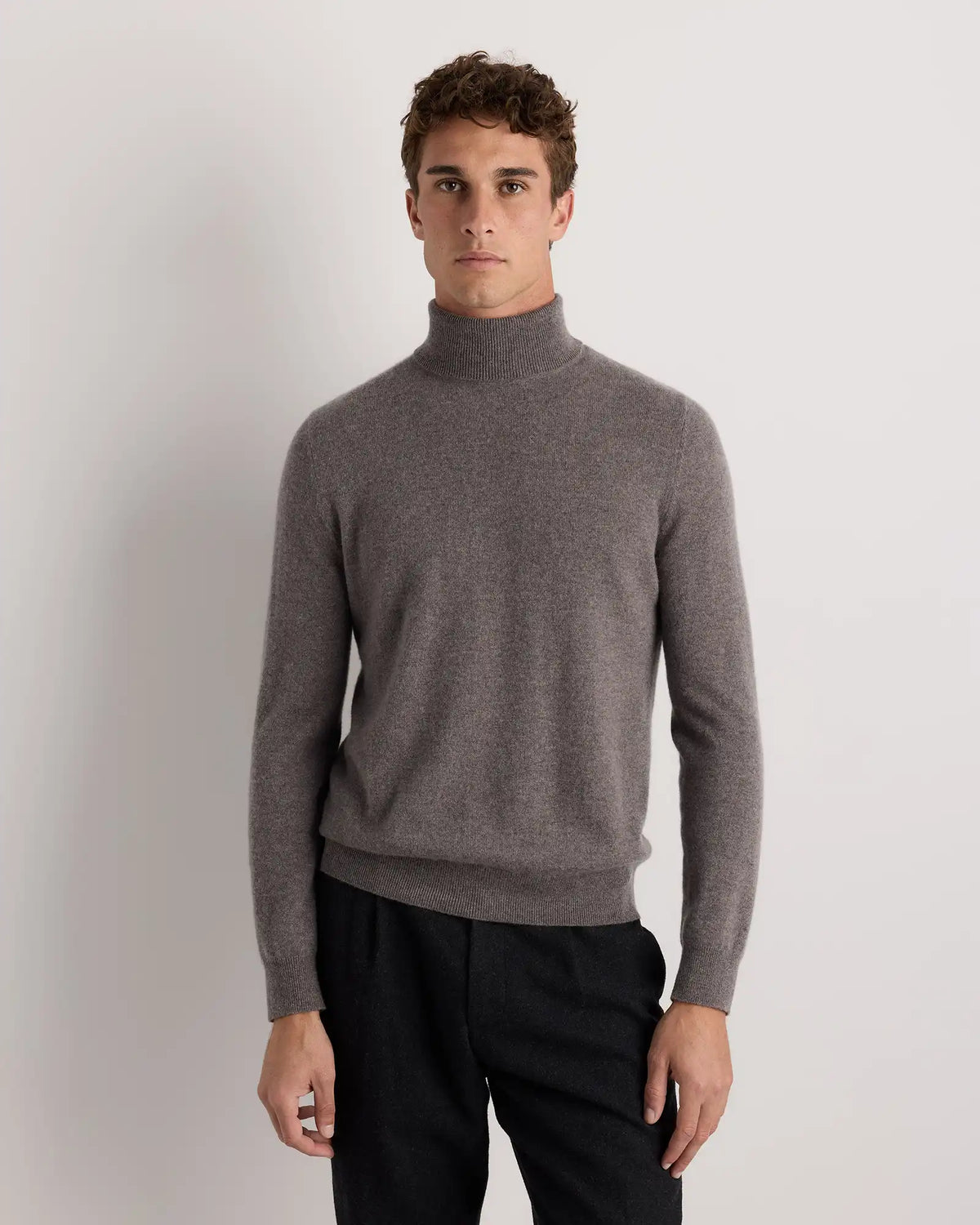 Mongolian Cashmere Turtleneck Sweater