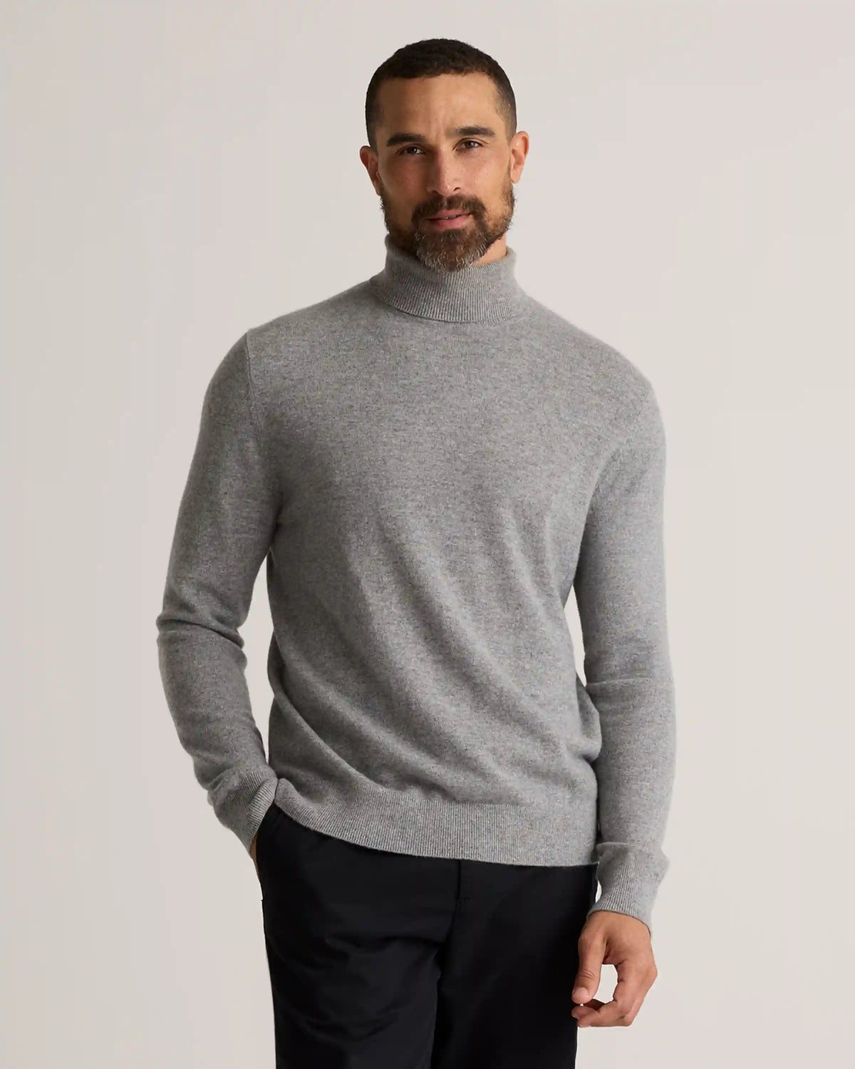 Mongolian Cashmere Turtleneck Sweater