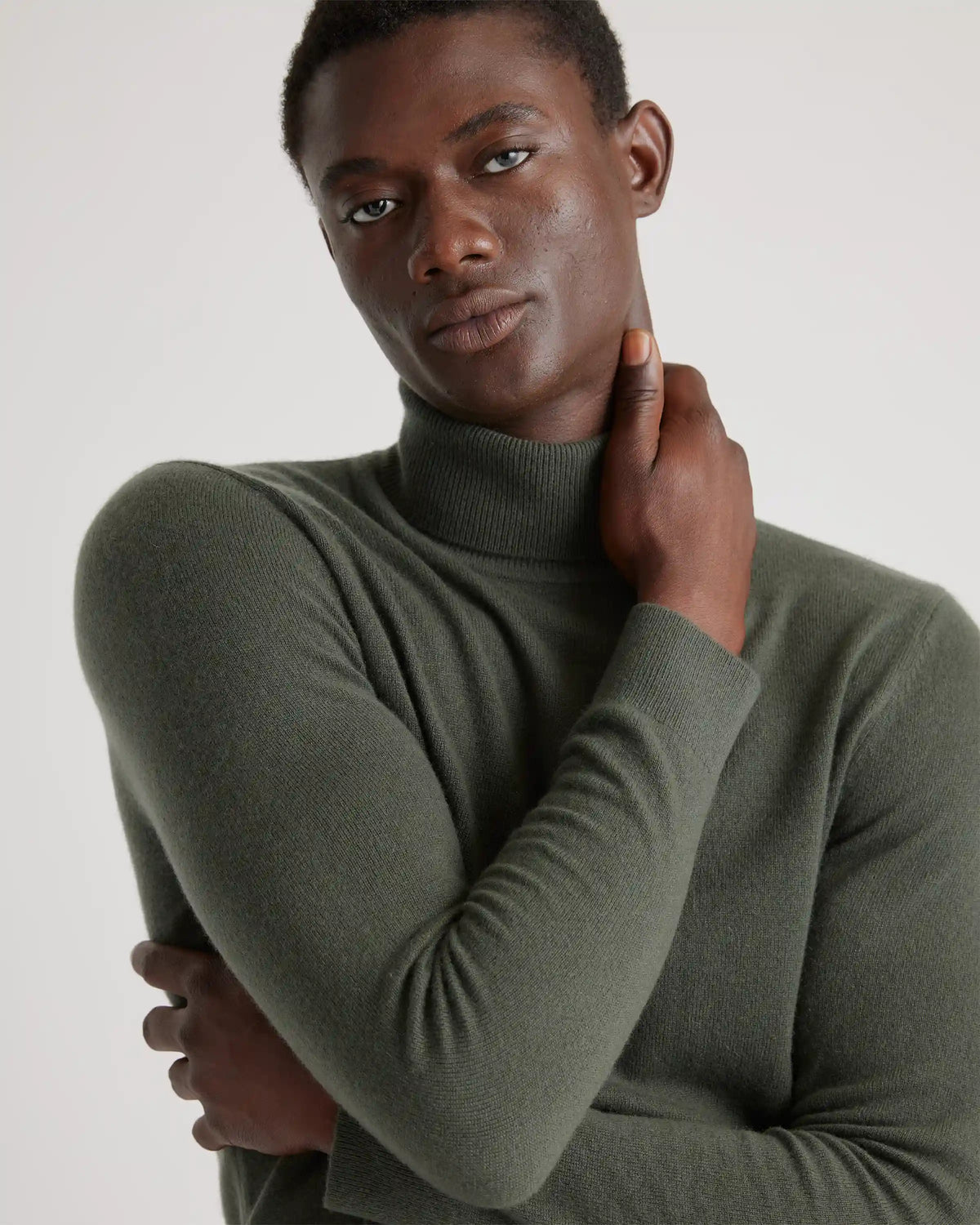 Mongolian Spring Cashmere Turtleneck Sweater