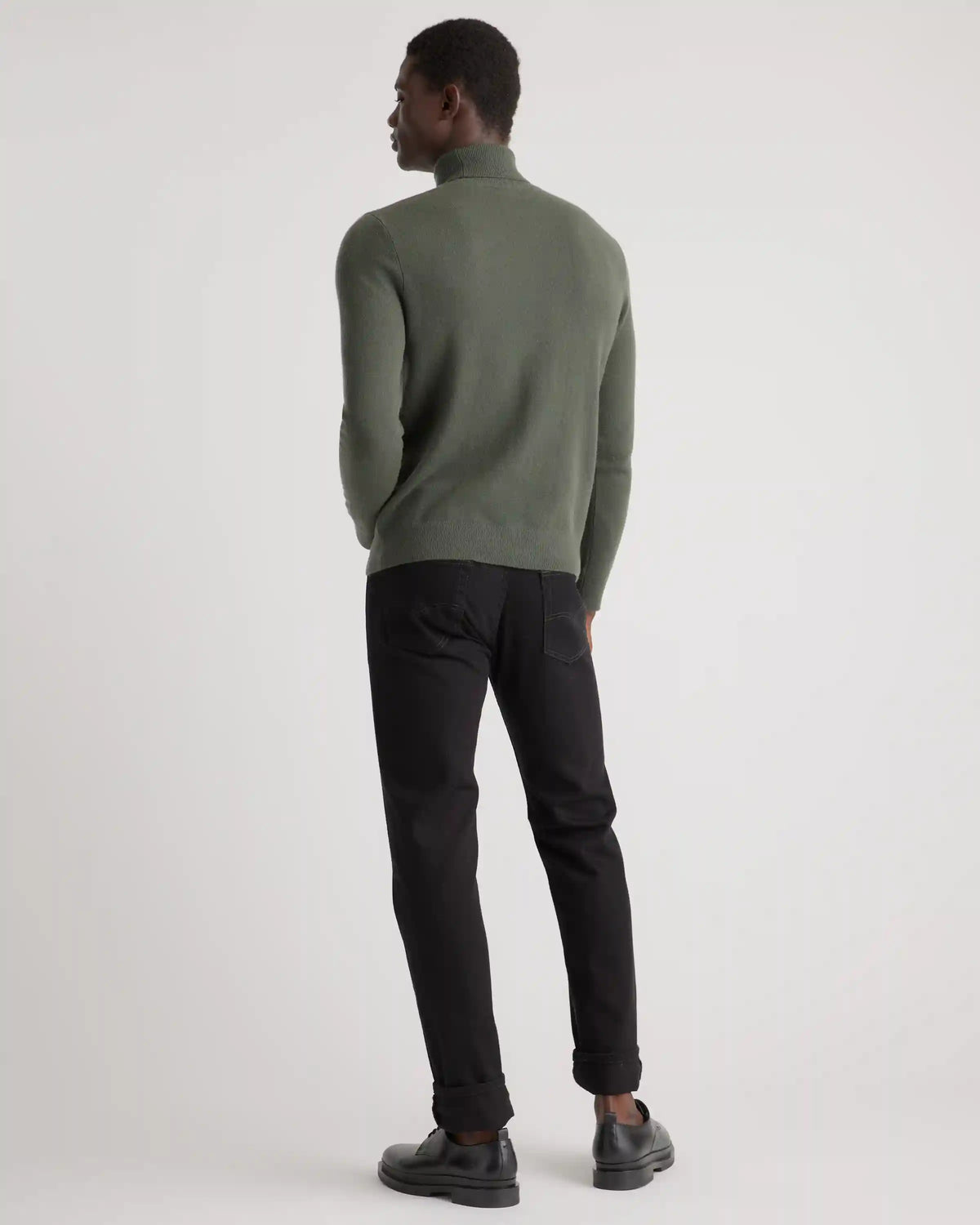 Mongolian Spring Cashmere Turtleneck Sweater