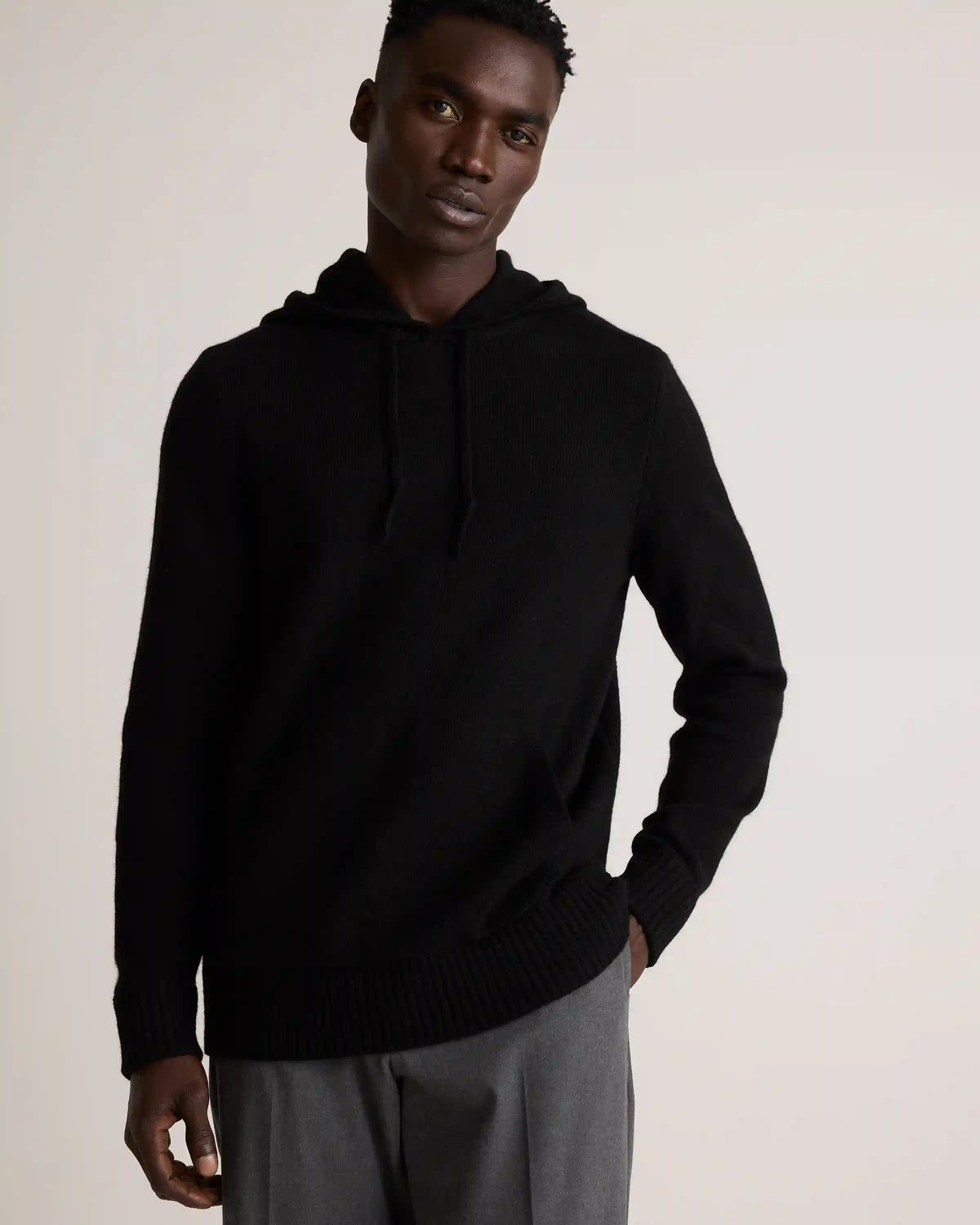 100% Yak Wool Pullover Hoodie