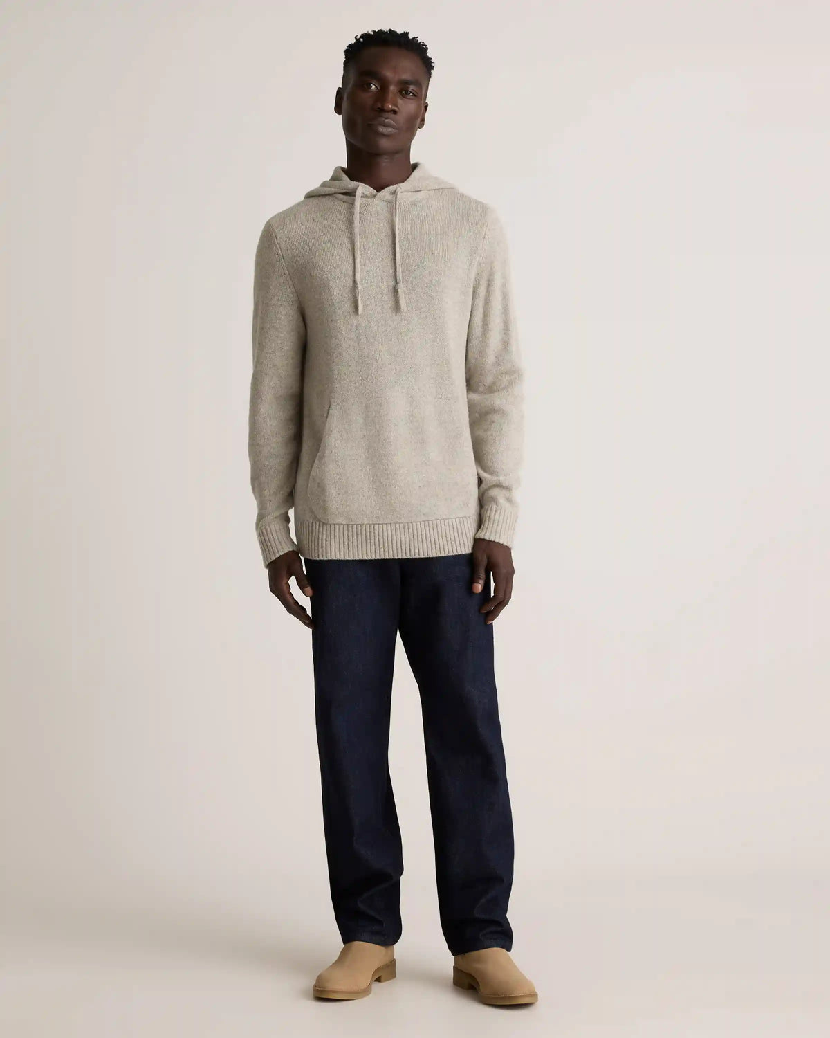100% Yak Wool Pullover Hoodie