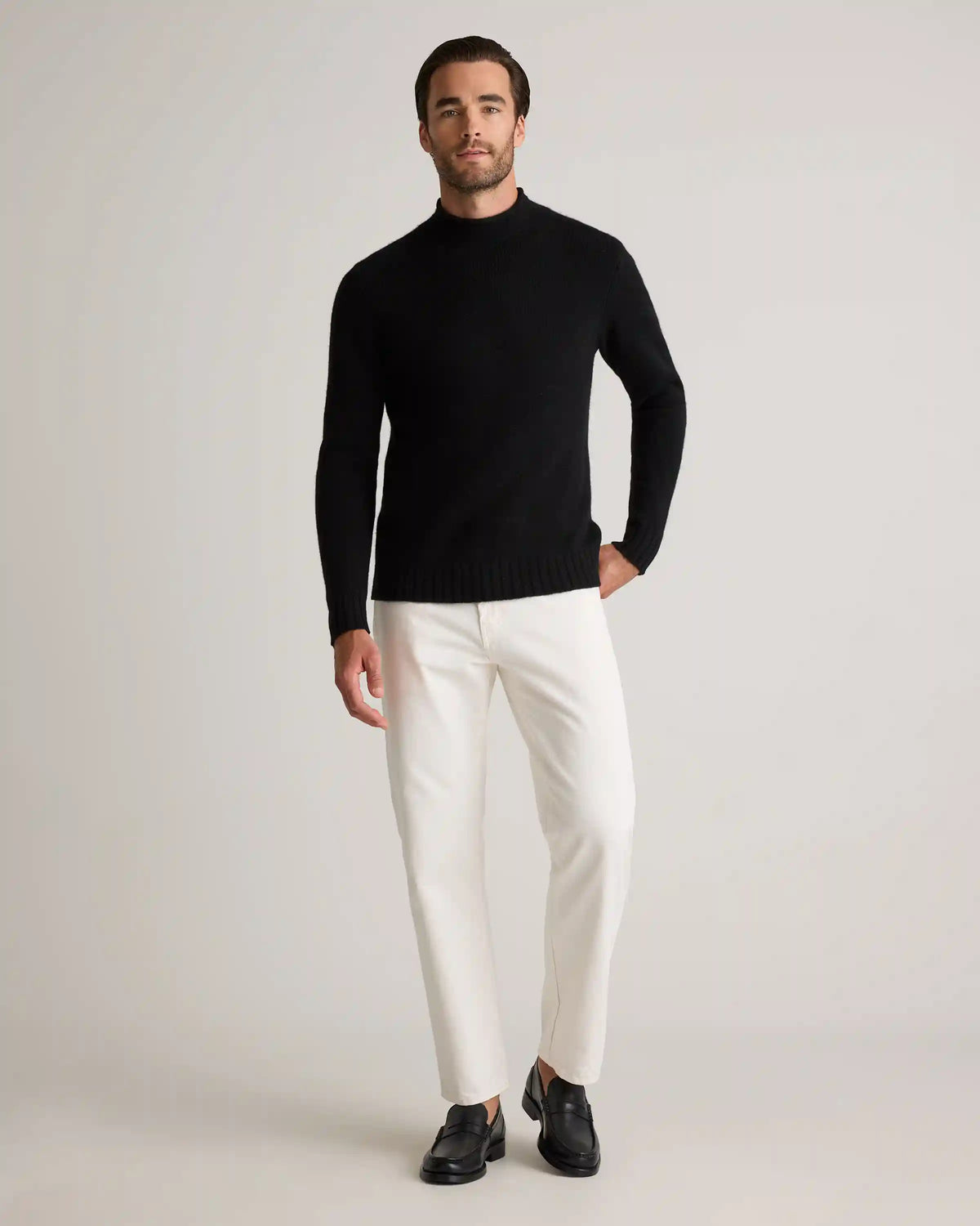 100% Yak Wool Roll Neck Sweater