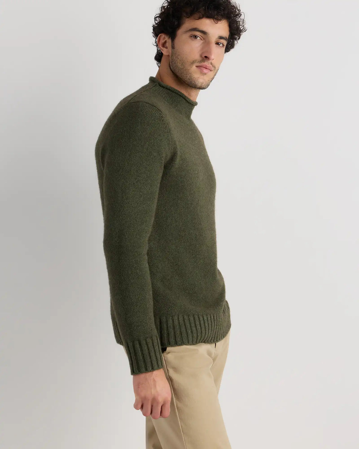 100% Yak Wool Roll Neck Sweater