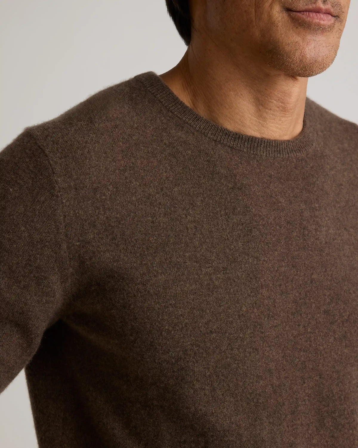 Mongolian Cashmere Crewneck Sweater