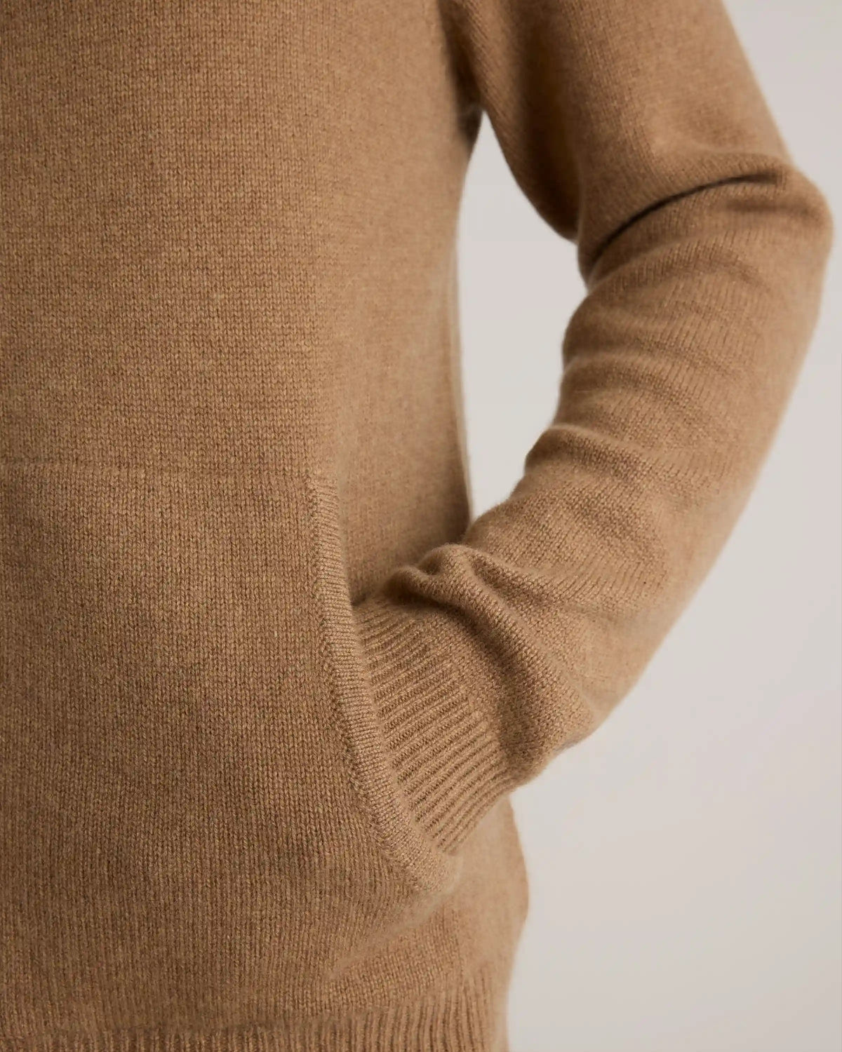 Mongolian Cashmere Full-Zip Hoodie