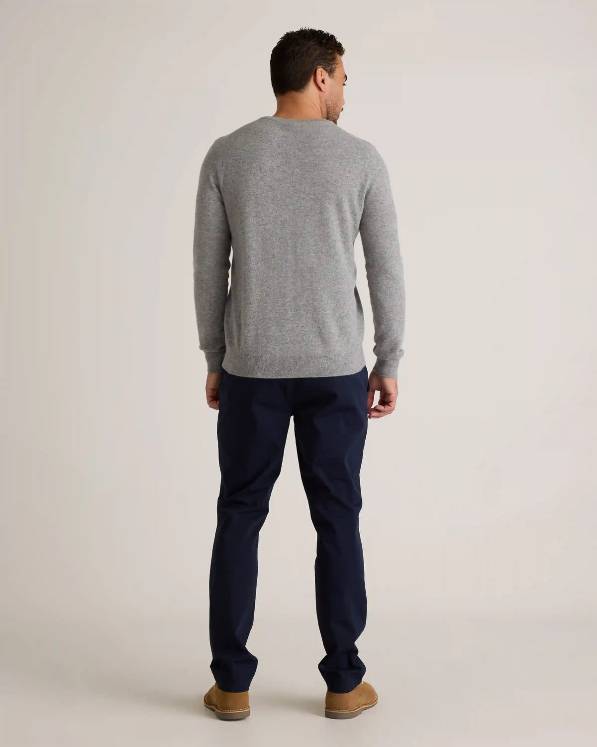 Mongolian Cashmere V-Neck Sweater