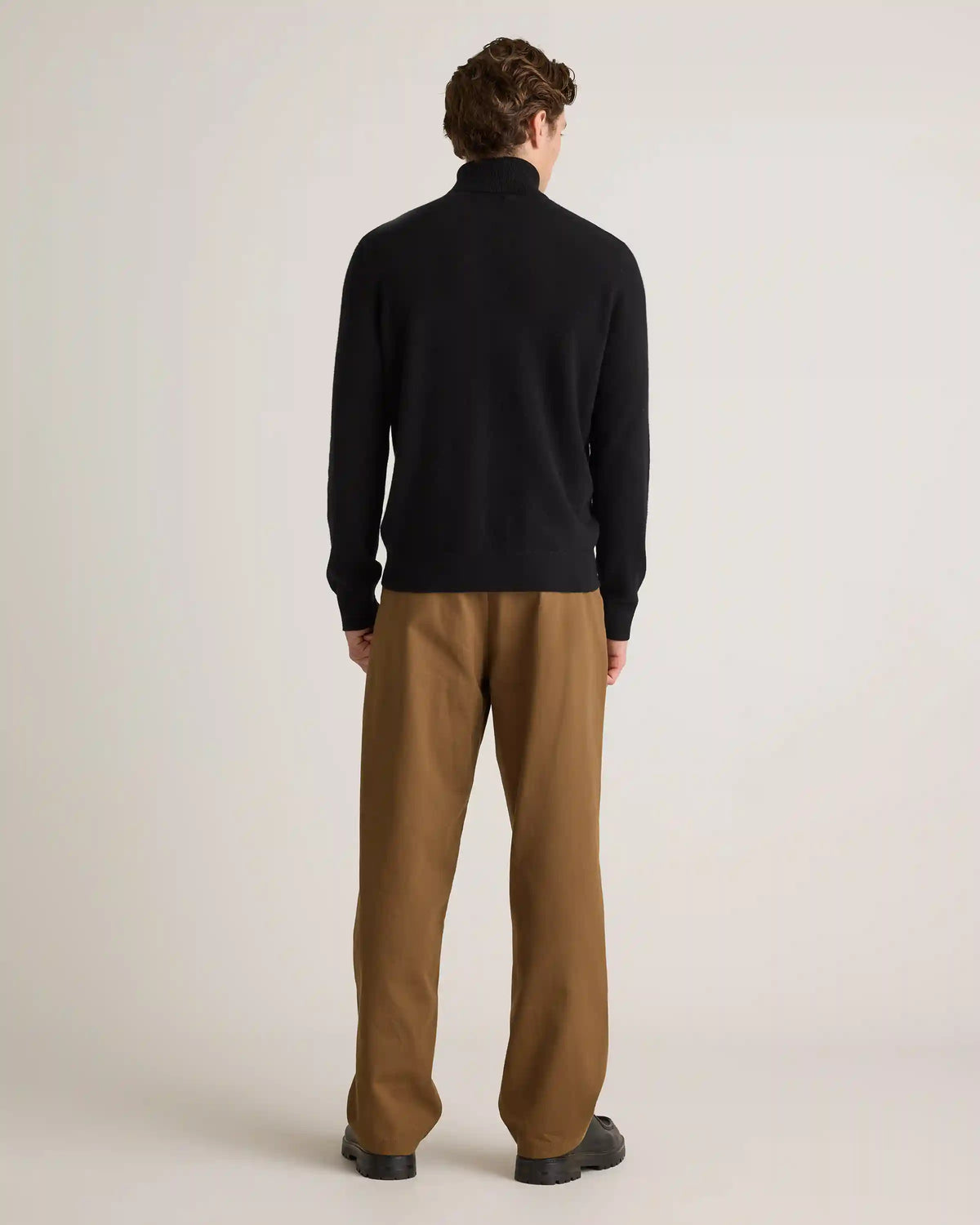 Mongolian Spring Cashmere Turtleneck Sweater