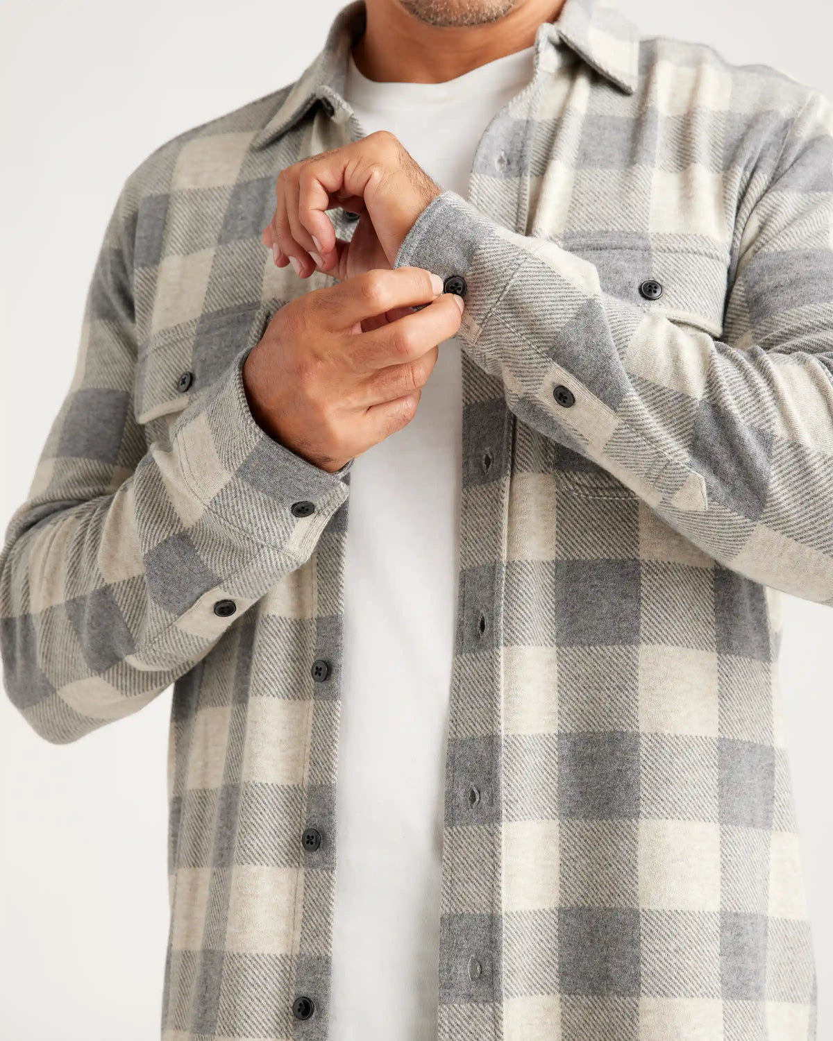 Stretch Sweater Fleece Shirt