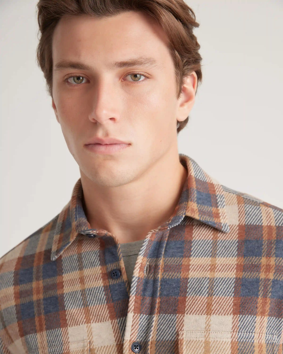 Stretch Sweater Fleece Shirt