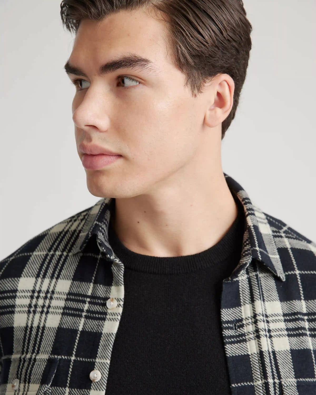 Stretch Sweater Fleece Shirt