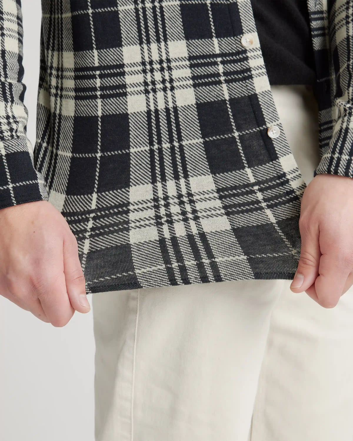 Stretch Sweater Fleece Shirt
