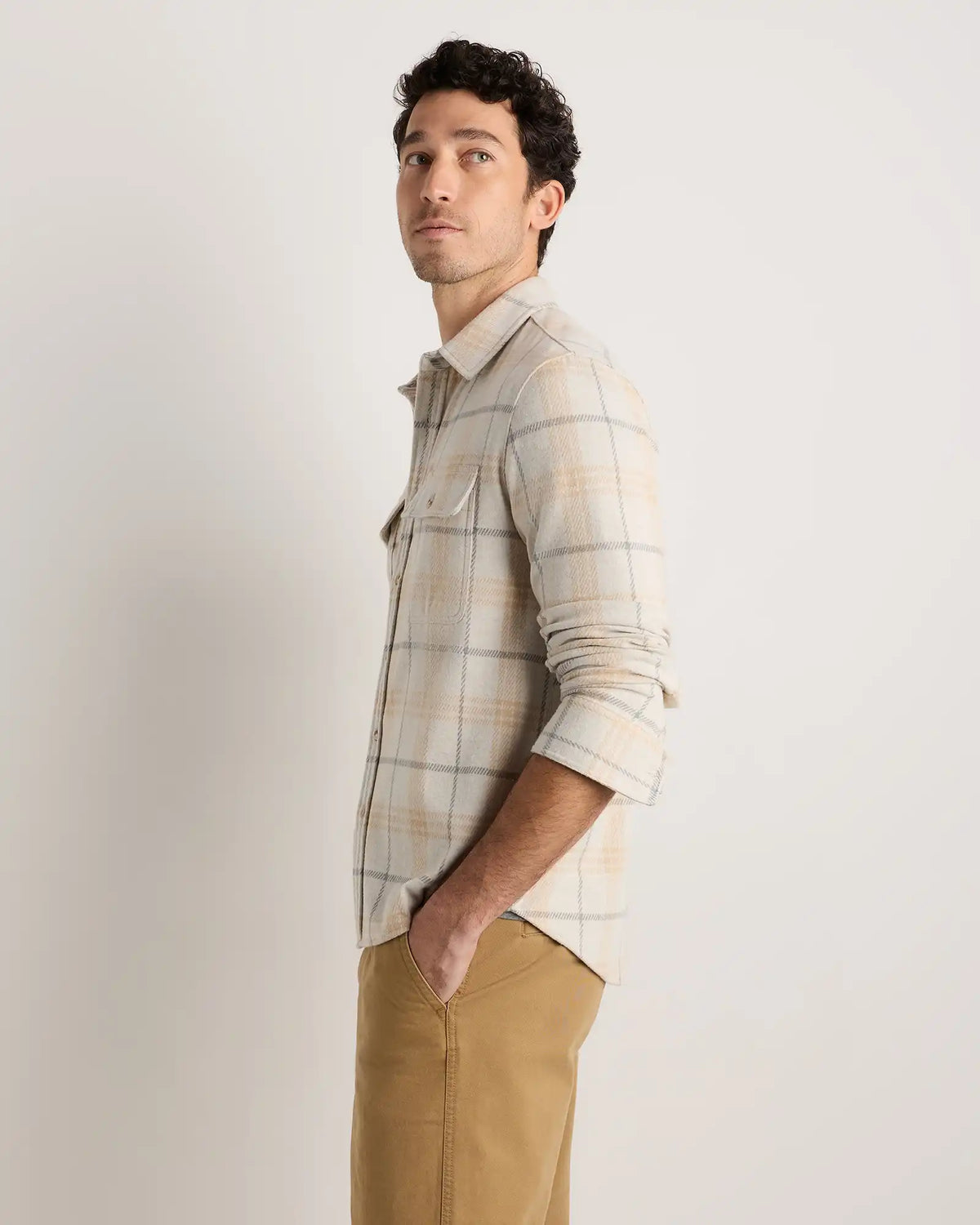 Stretch Sweater Fleece Shirt