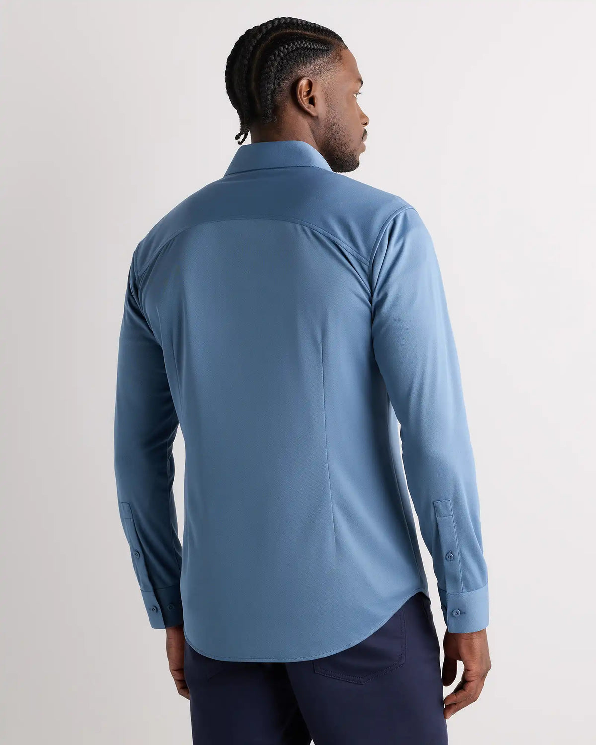Commuter Stretch Pique Long Sleeve Button Down