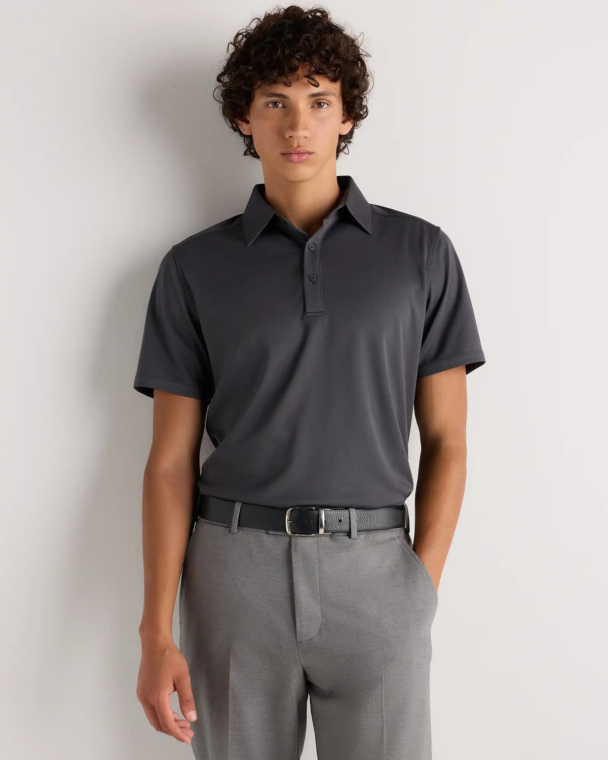 Commuter Stretch Pique Polo