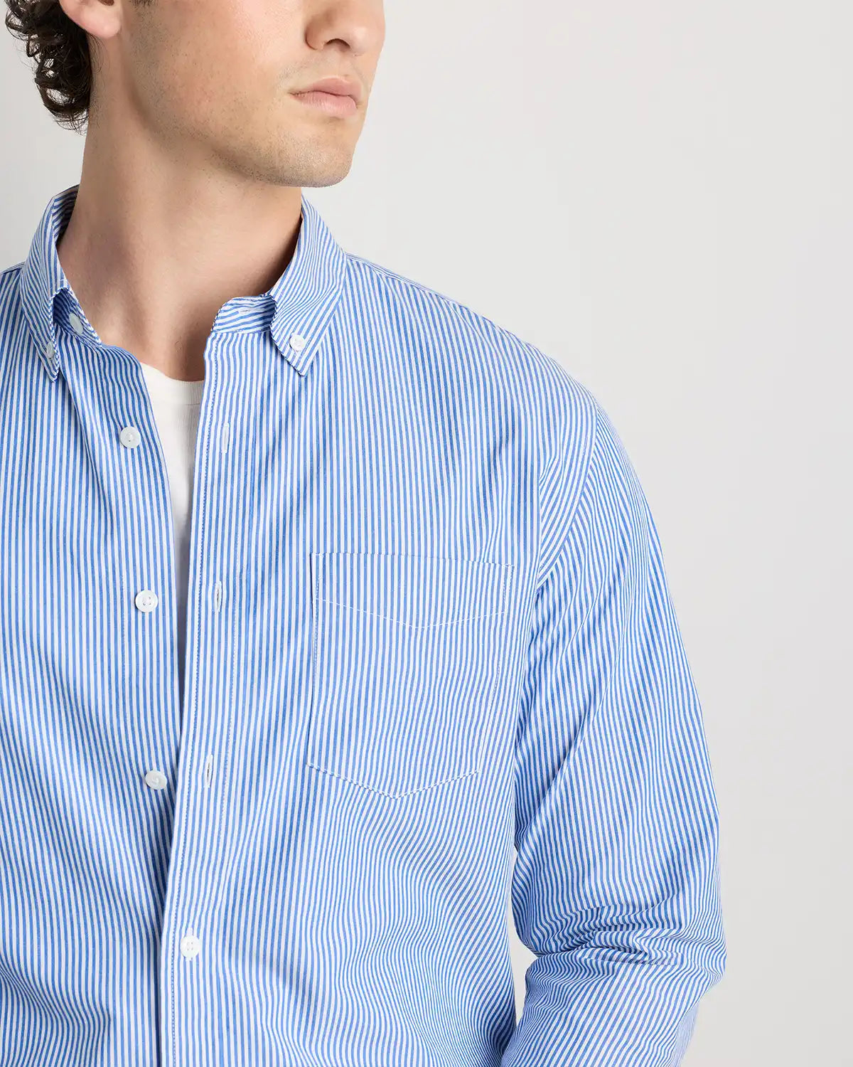 Organic Cotton Stretch Poplin Shirt