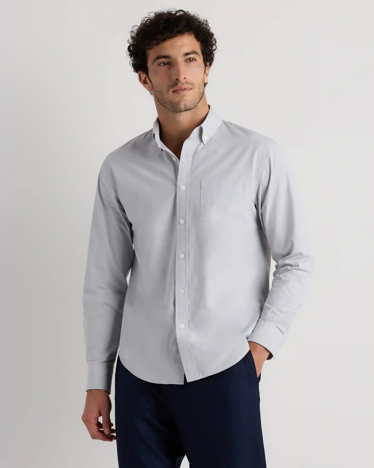 Organic Cotton Stretch Poplin Shirt