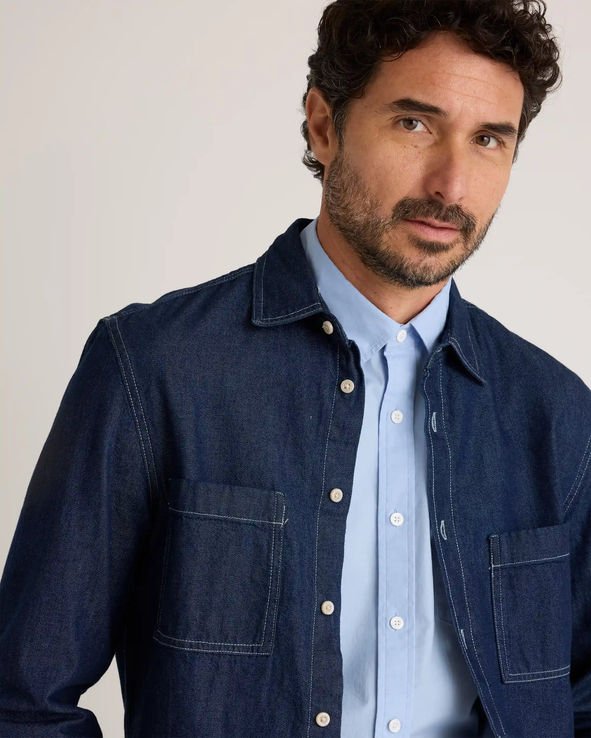 Organic Cotton Stretch Poplin Shirt