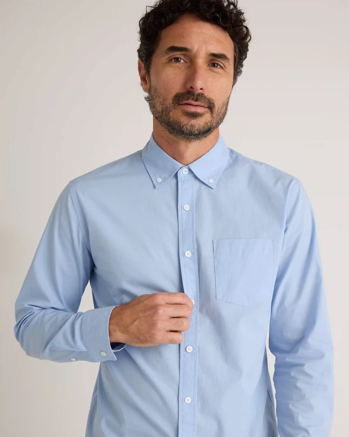 Organic Cotton Stretch Poplin Shirt