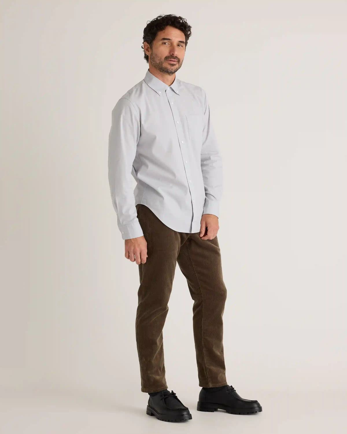 Organic Cotton Stretch Poplin Shirt