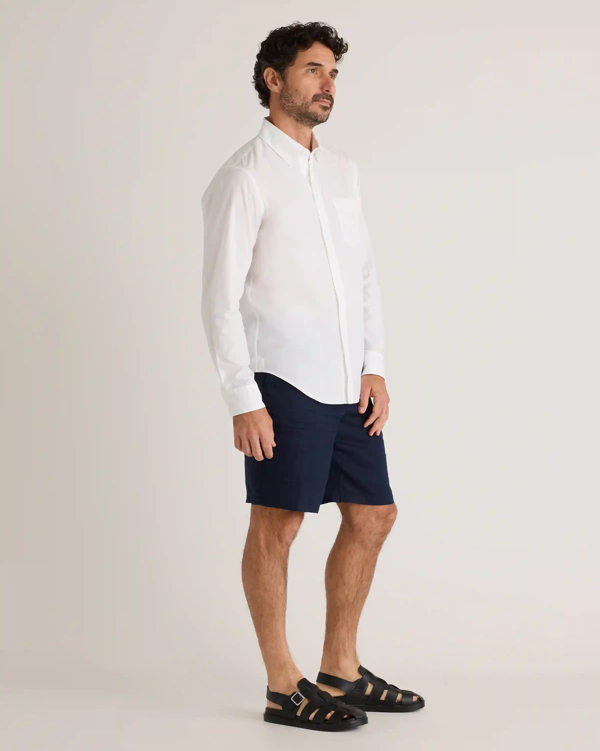 Organic Cotton Stretch Poplin Shirt