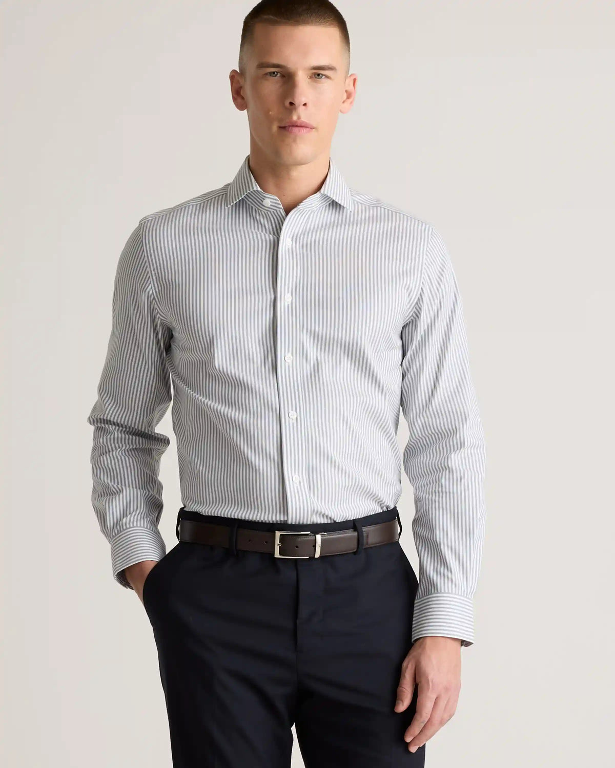 Organic Cotton Royal Oxford Non-Iron Dress Shirt